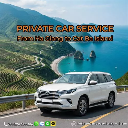 Ha Giang to Cat Ba Island Private Car